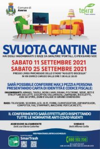 Iniziativa “Svuota Cantine” – 11 e 25 settembre Iniziativa “Svuota Cantine” – 11 e 25 settembre